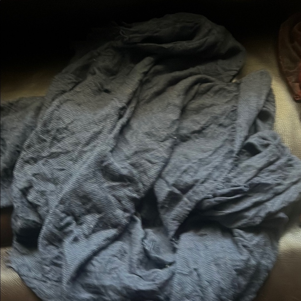 Soft Denim Blue Scarf